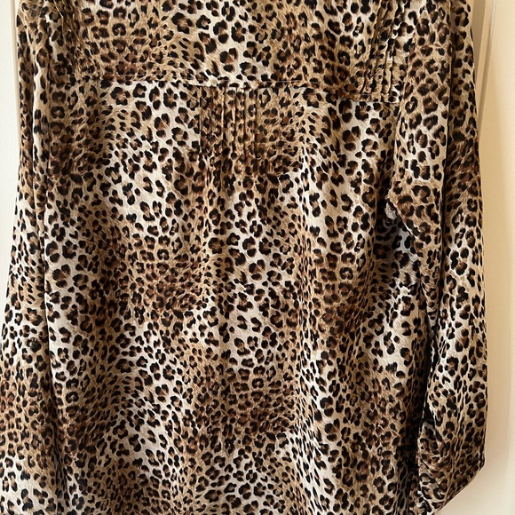 Beulah leopard print blouse size small - Picture 3 of 3